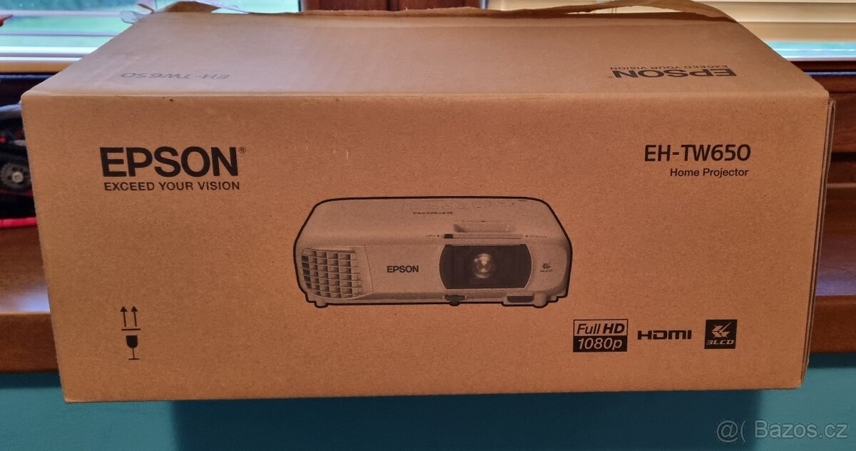 Epson tw-650 , plátno optoma 90" a stativ na projektor - 2