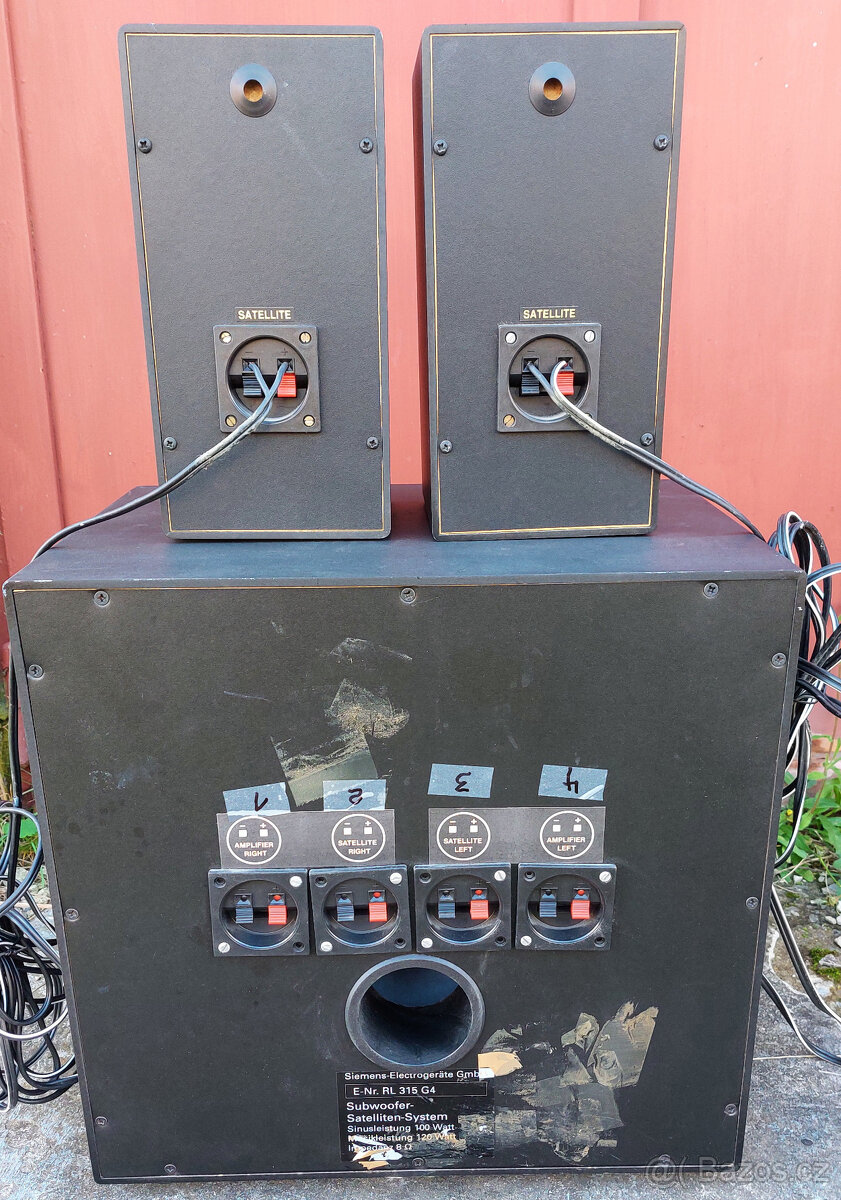 Subwoofer Siemens RL-315G4+2 satelity. - 2