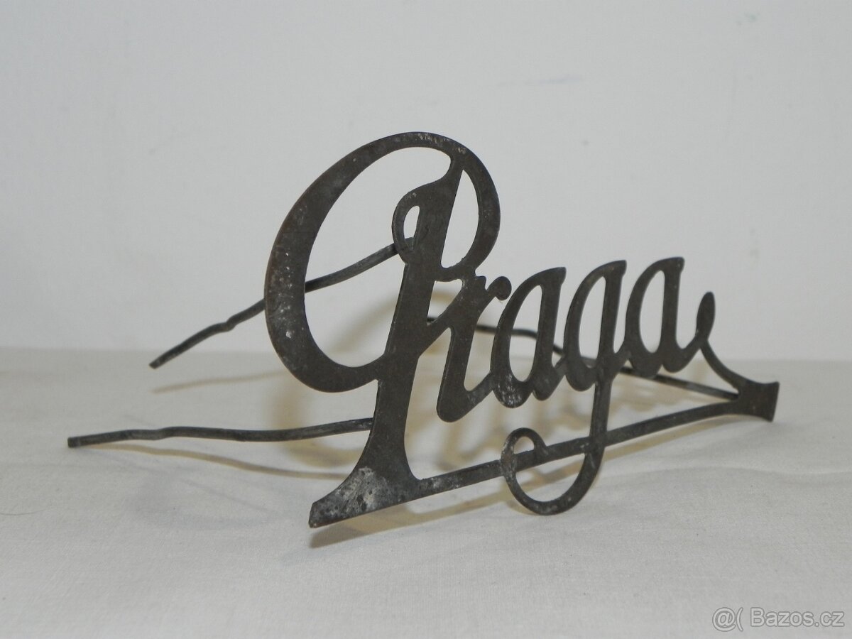 Starý chladičový odznak PRAGA - 2