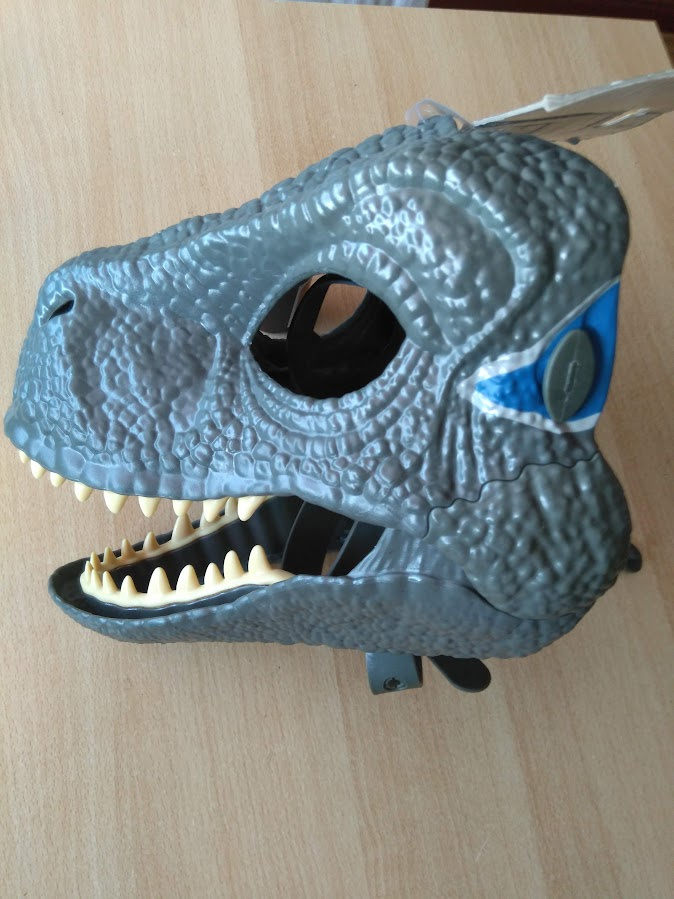 Dinomaska Velociraptor Blue - 2