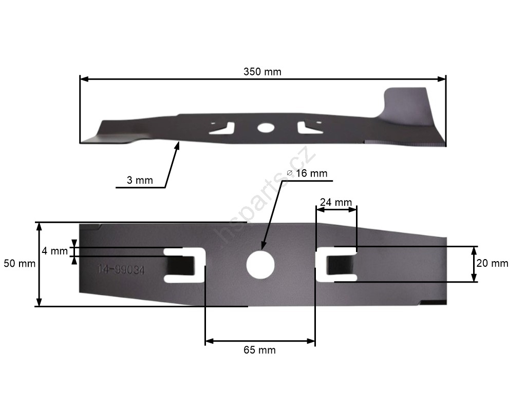 Nůž Gardena 35cm - 14" - 2