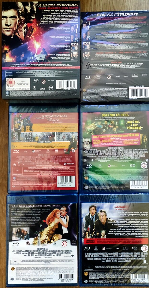 Prodám Blu-Ray filmy. Nové Zabalené - 2