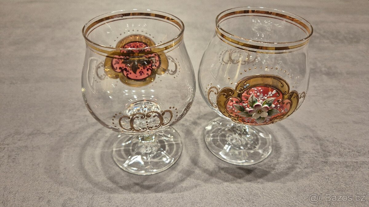 Ručně malované skleničky - 2