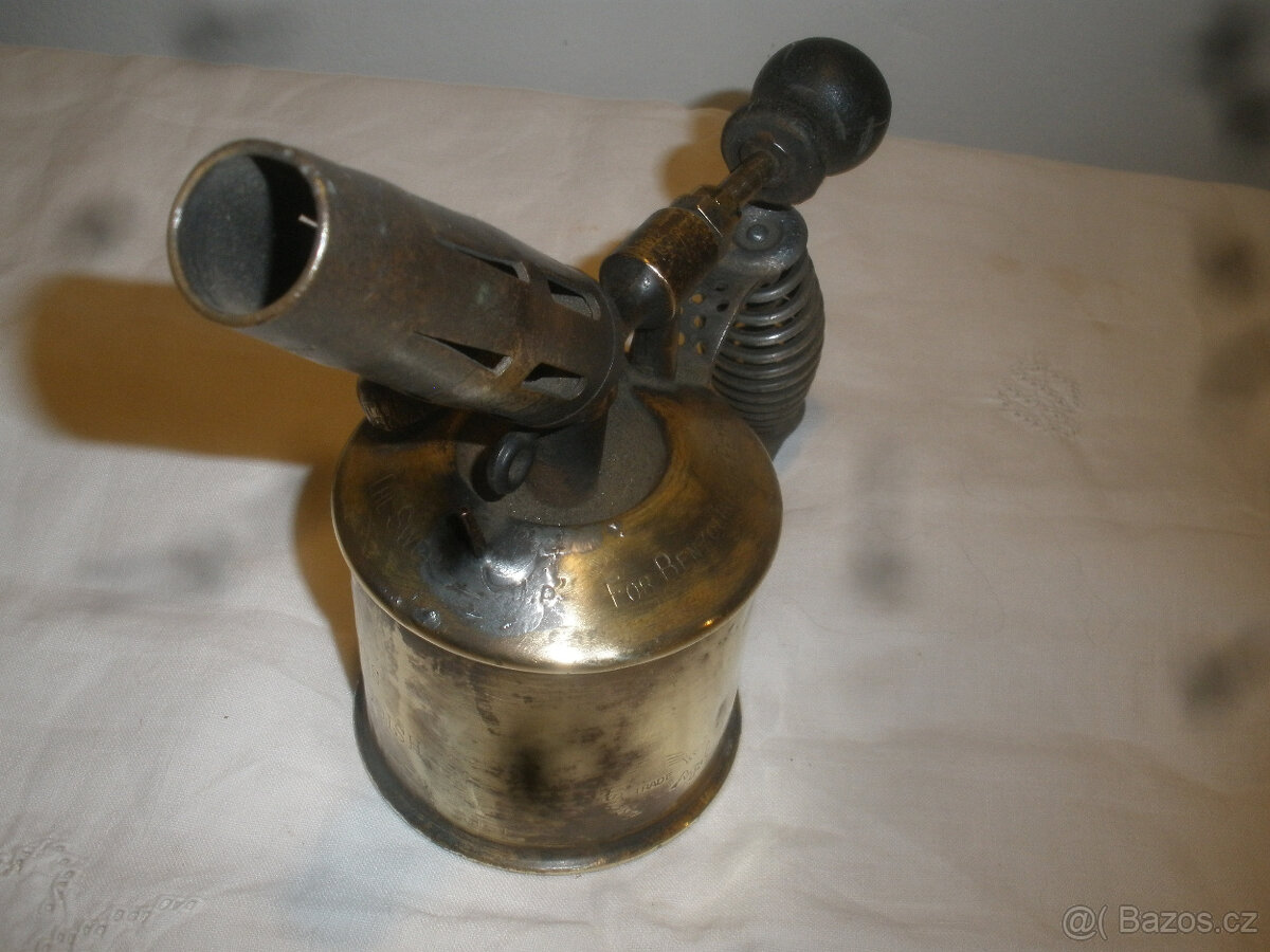 Stará mosazná lampa/letlampa/ - 2