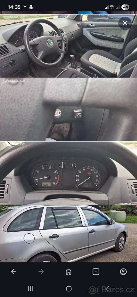 Fabia 1 combi lpg 1,4 55kw 2003 - 2