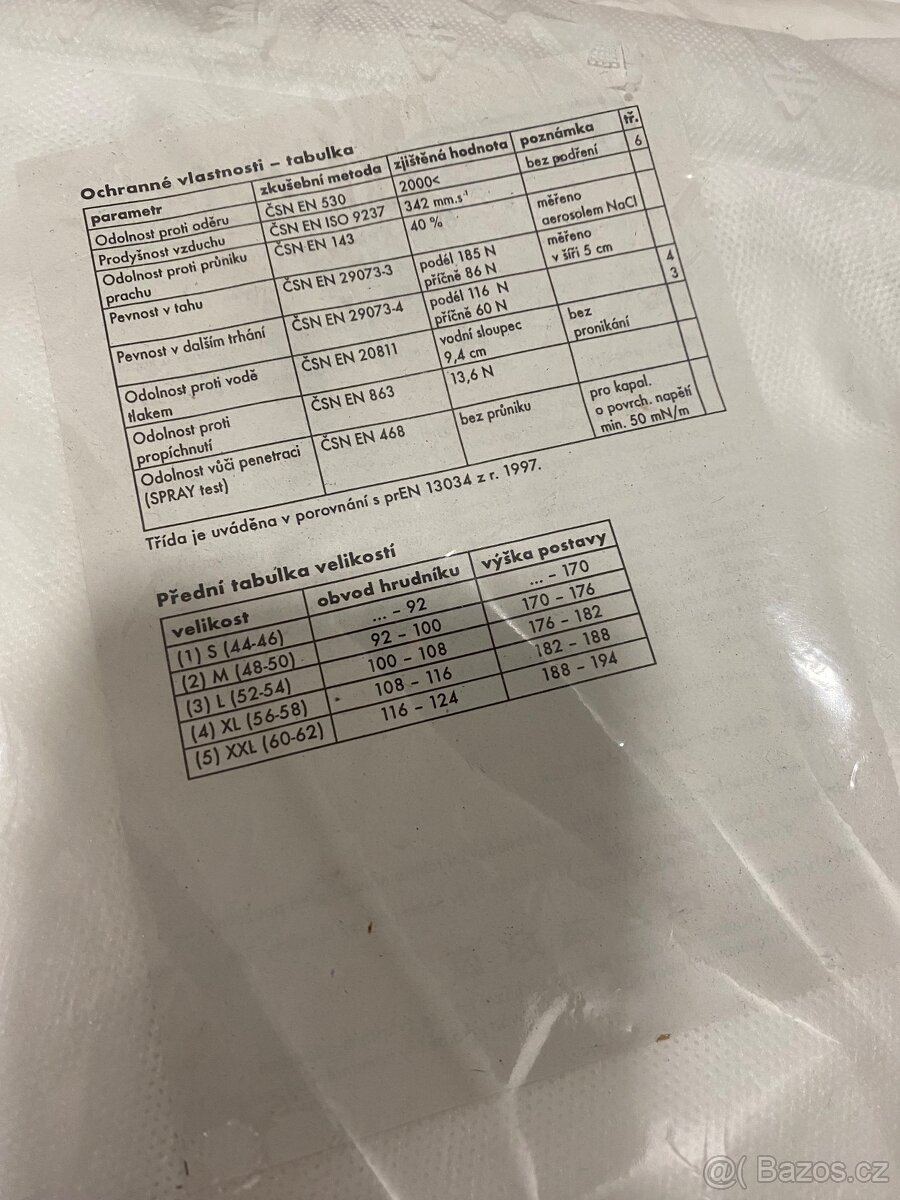 Kombinéza jednorázová - 2