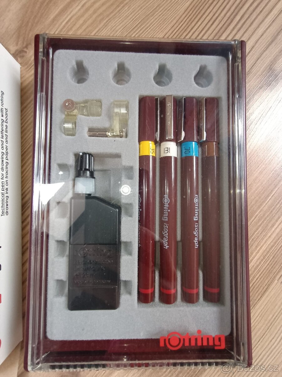Sada technických per Isograph Rotring - 2