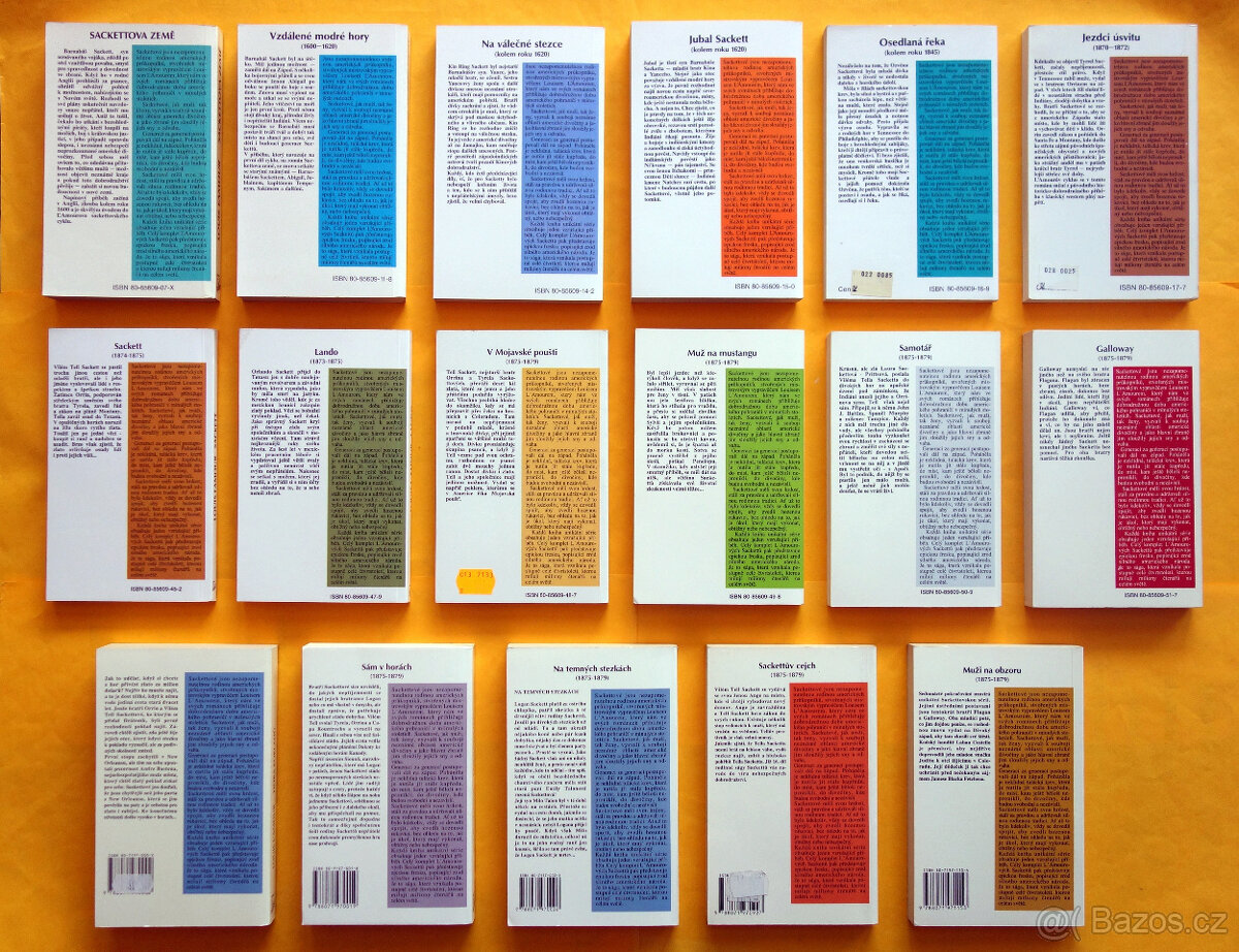 17x Louis L'Amour: kompletní SACKETTOVI + 2x BONUS - 2
