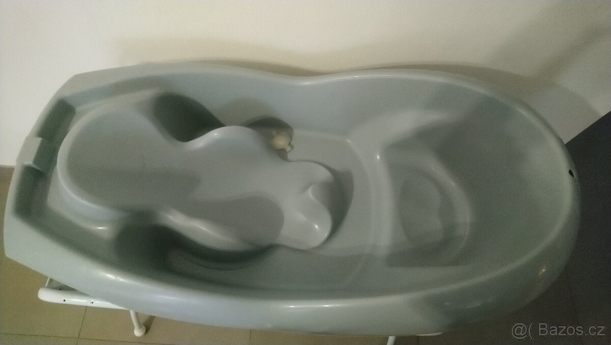 Dětská vanička s výpustí a se stojanem - 2