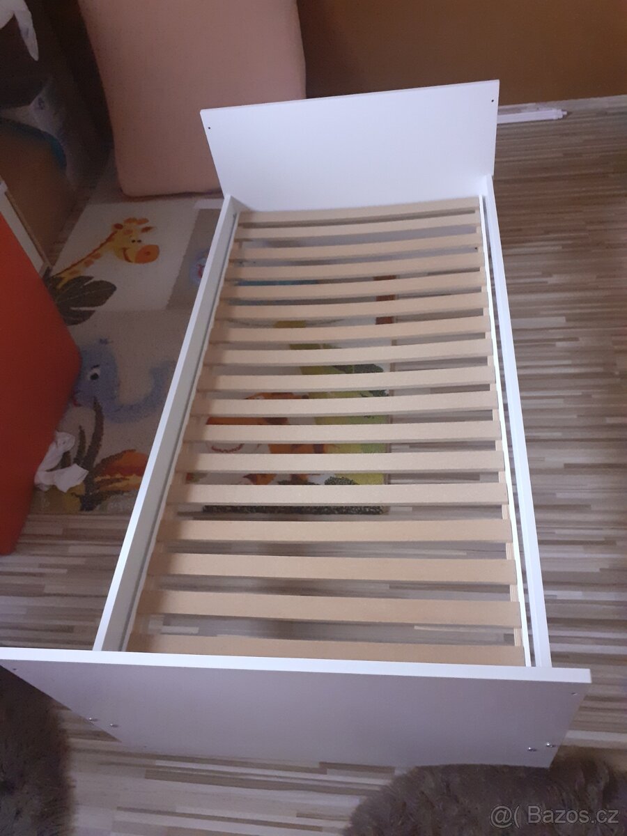 Postýlka/postel Klups multifunkční 2v1 Bartek II se šuplíkem - 2