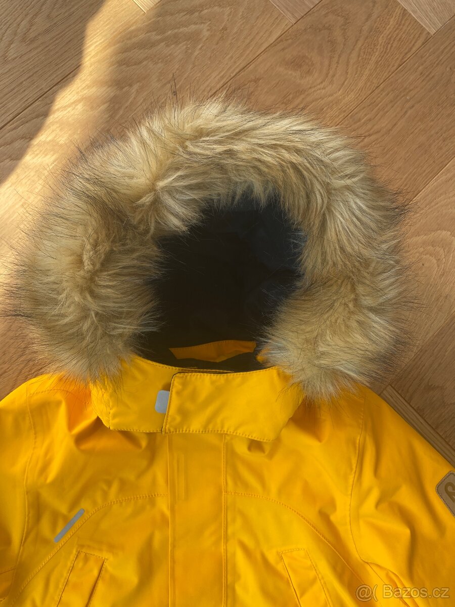 Dětský péřový membránový kabát Reima Serkku Warm Yellow 140 - 2
