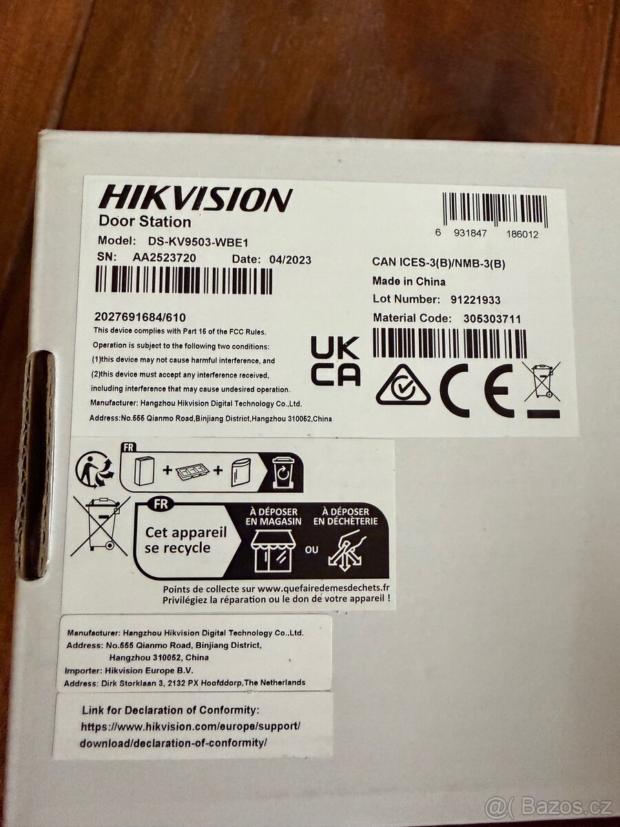 Hikvision door station - 2