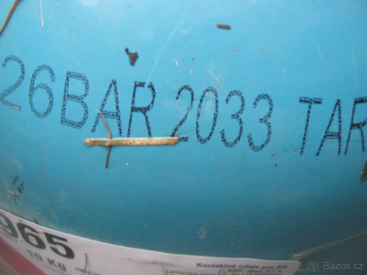 Prodám novou naplněnou 10 kg propan butan bombu se zárukou. - 2