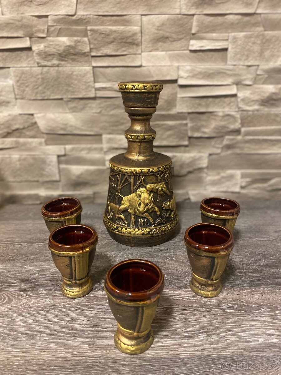 🦌 KERAMICKÁ FĹAŚA "POĹOVNÍK" 🦌 - 2