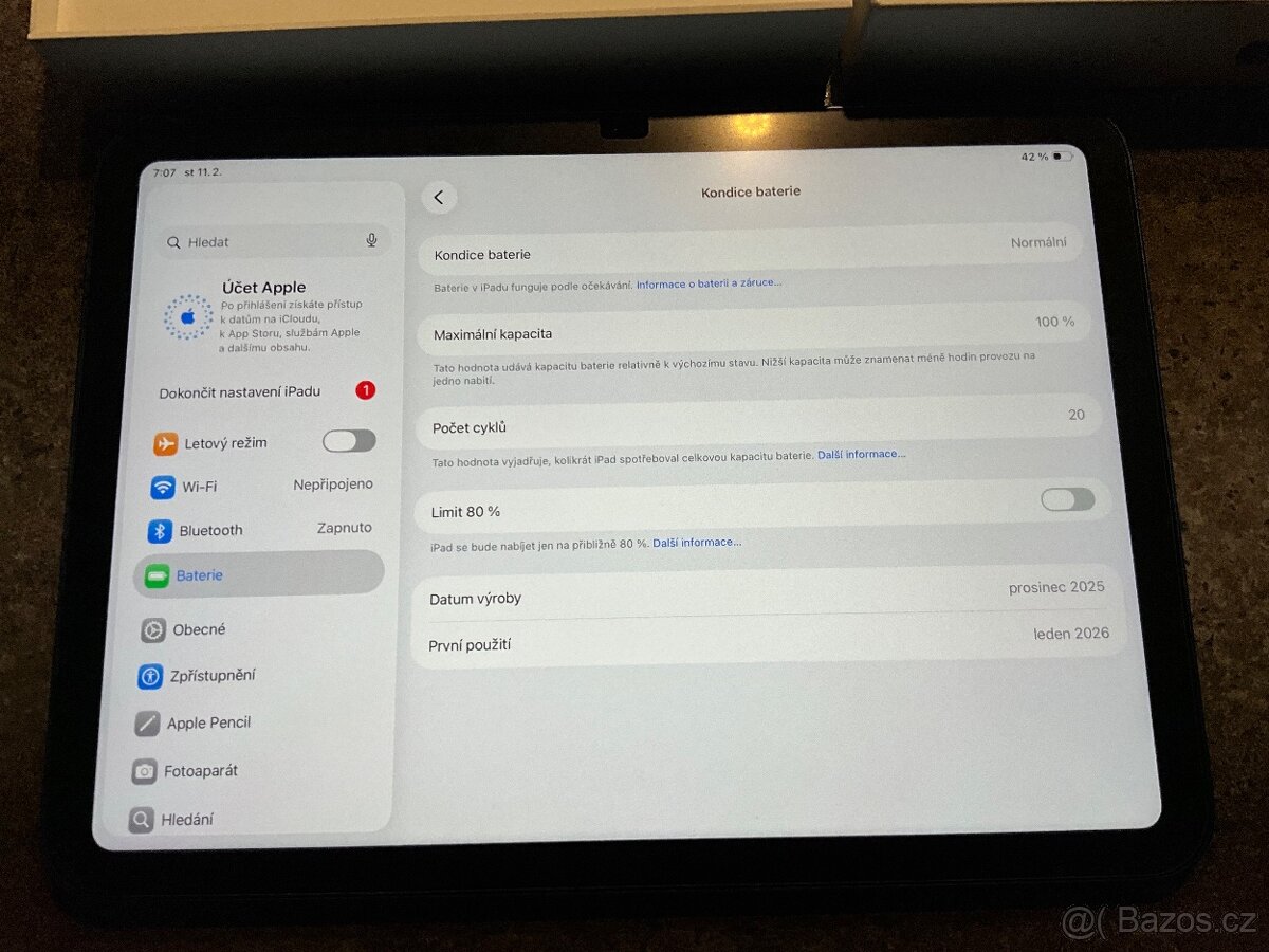 Apple iPad 11 (2025) Wifi 128gb modrý - 2