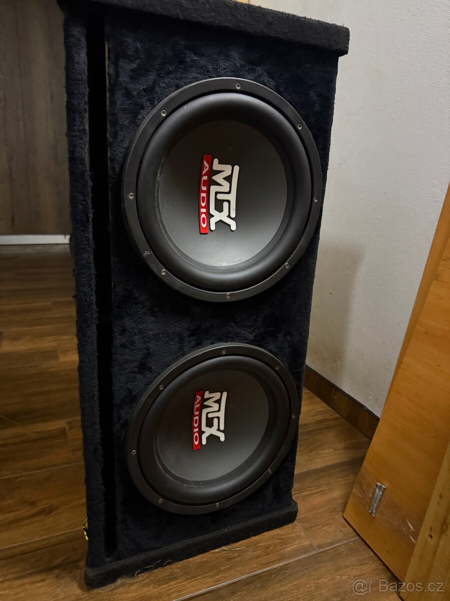 MTX Audio subwoofer 2× RT10-04 + zesilovač MTX RT501 - 2