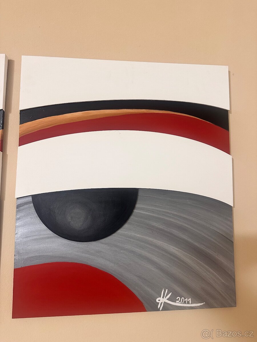 Ručně malovaný obraz - 2