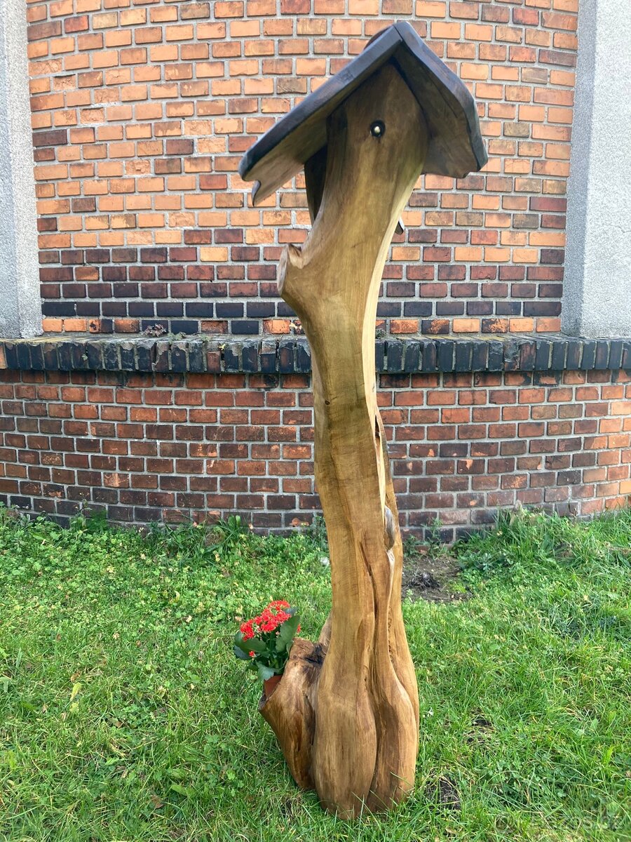 Zvonice / zvonička - Dřevěná socha - 2