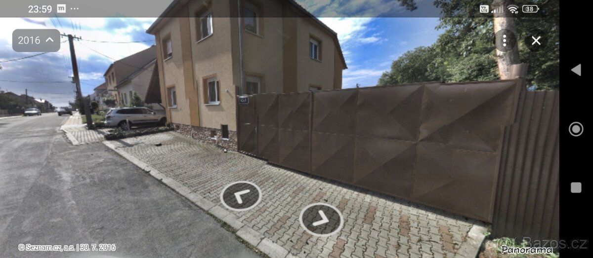 Dvoukřídlá brána šířka 7,2 metrů - 2