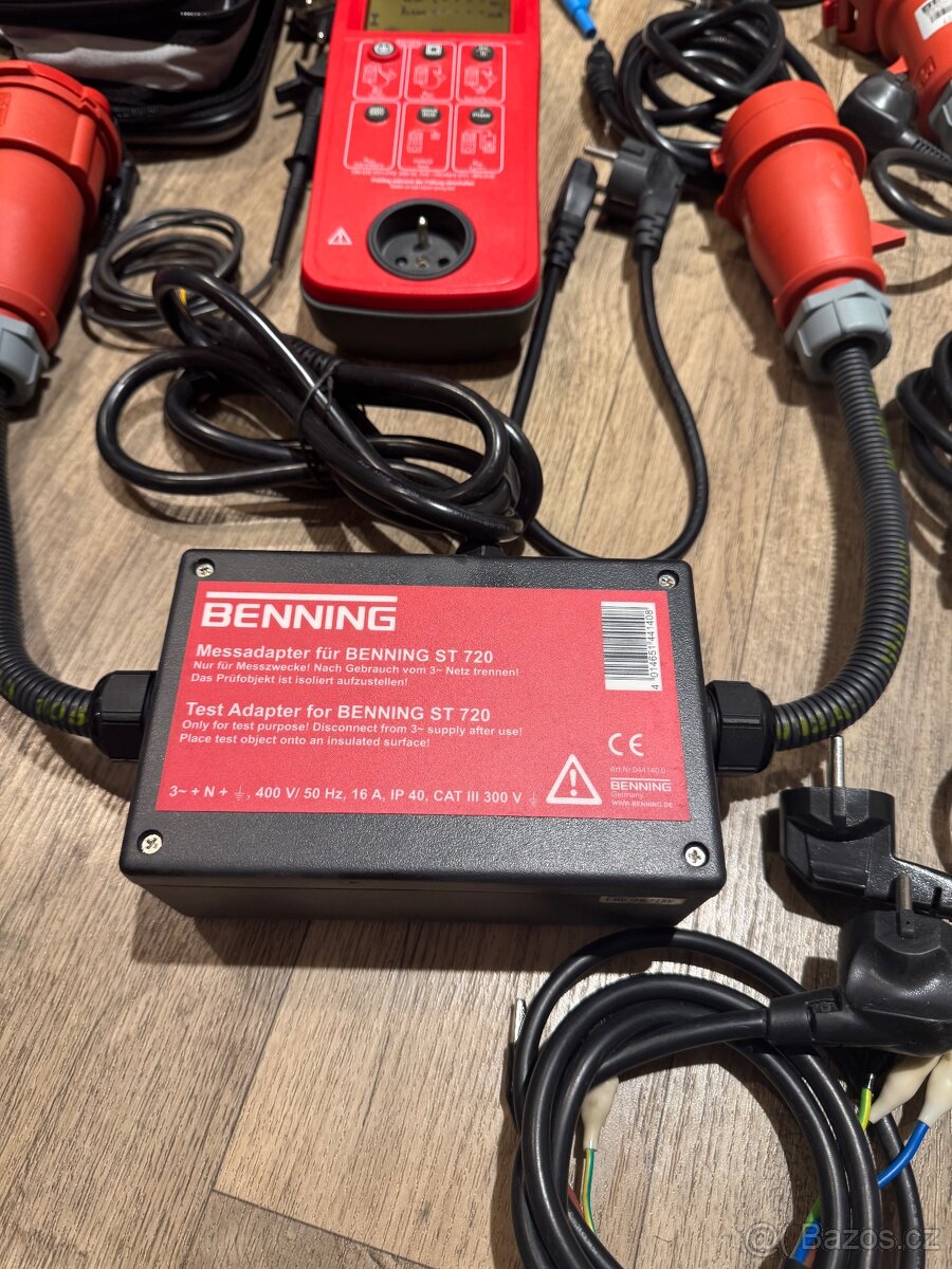 Revizní přístroj Benning ST720 s příslušenstvím - 2