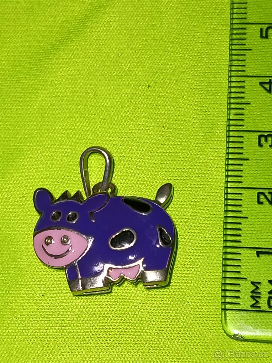 Přívěsek slon a kravička - 2