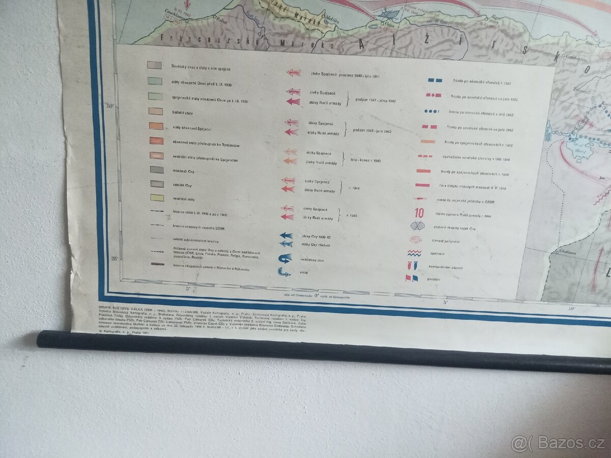 Školní nástěnná mapa - 2