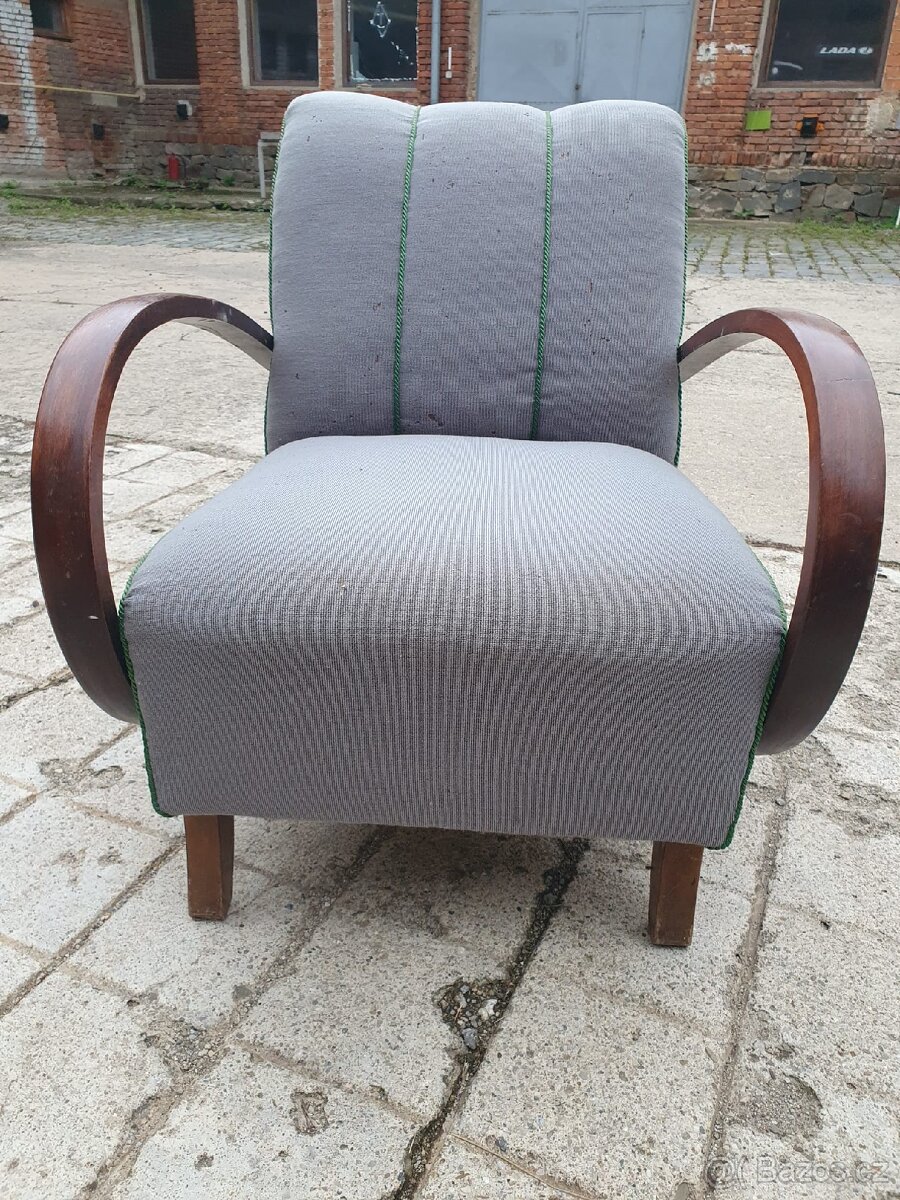 Starožitné křeslo Halabala - 2