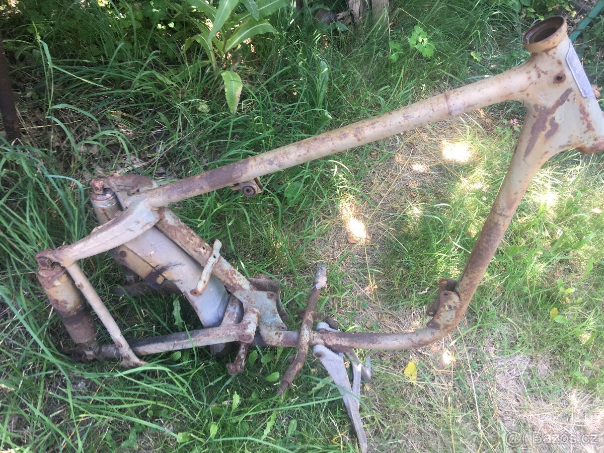 Rám ČZ 125/473 sport s extra nízkým výrobním číslem - 2