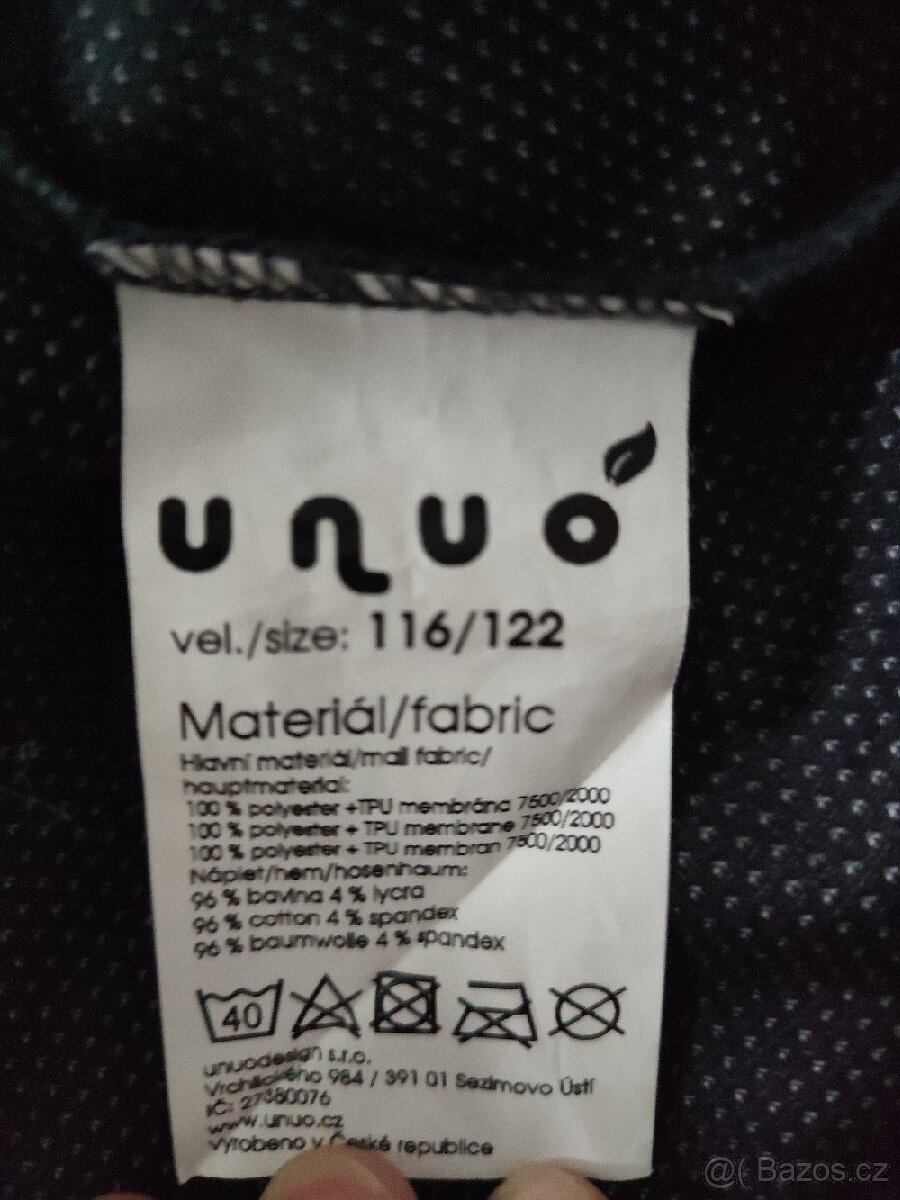 Dětská lehká bunda Unuo vel. 116/122 - 2