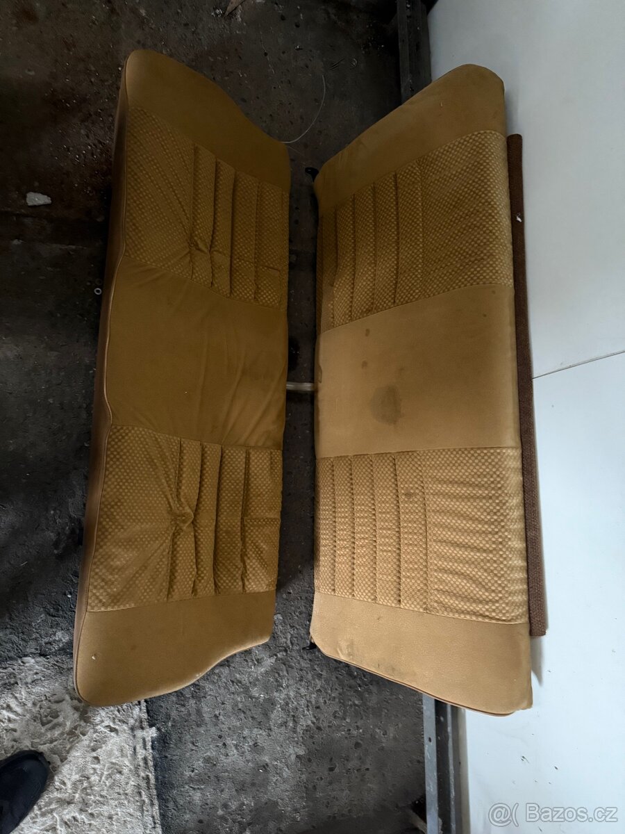Sedačky VW Golf 1 Brown Yellow - 2