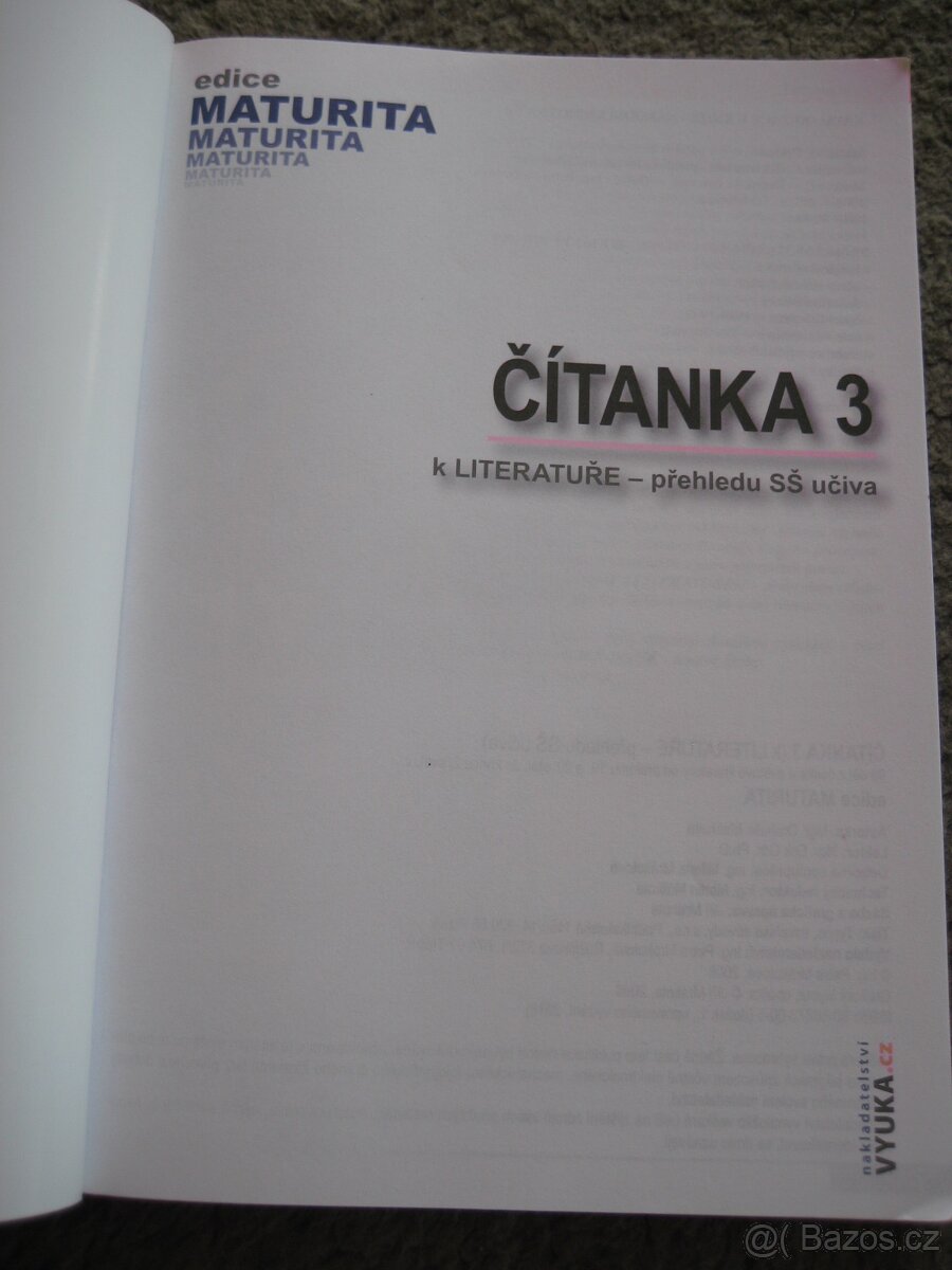 Čítanka pro střední školy, 3 - 2