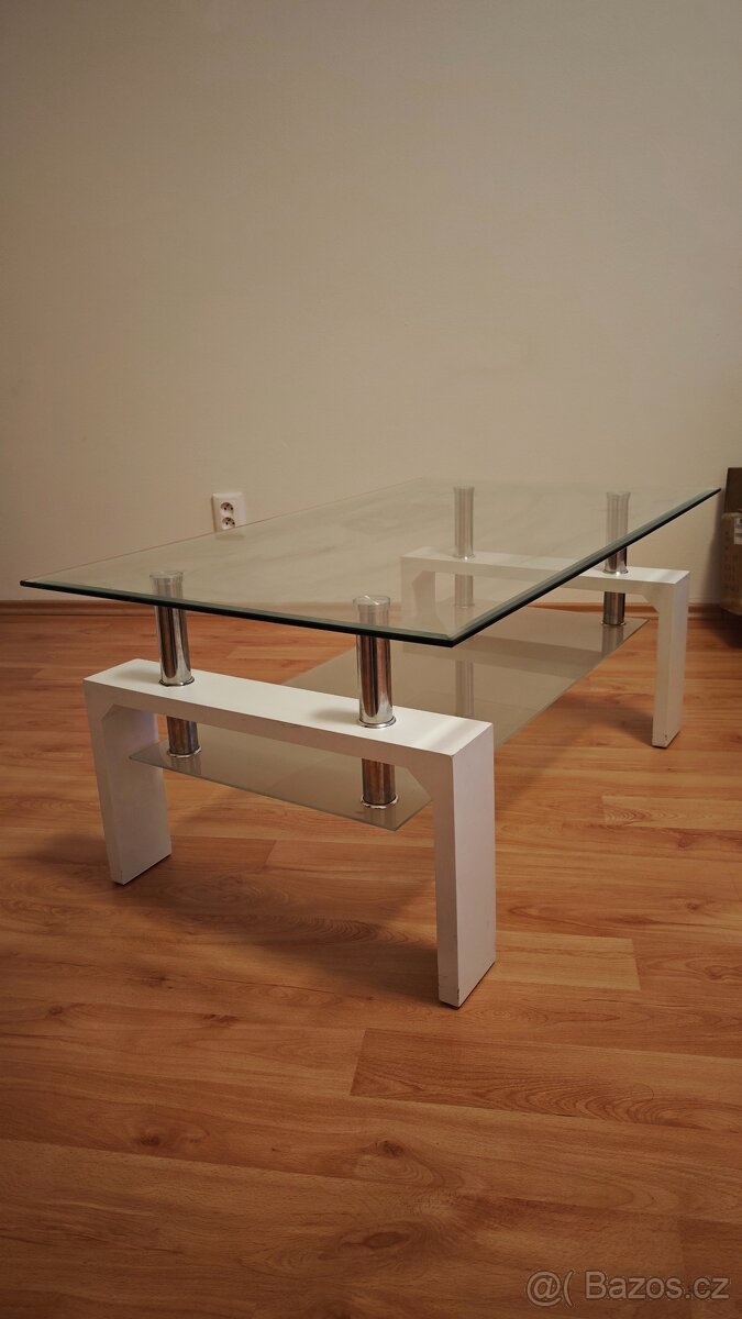 Skleněný konferenční stolek - 2
