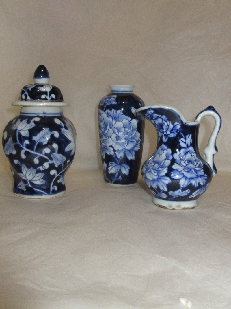 Sada modrého porcelánu - 2