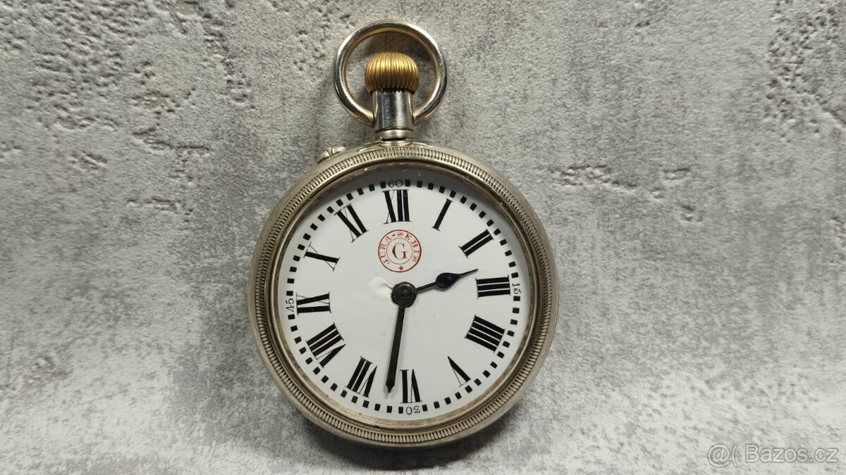 Velmi staré a velké kapesni hodinky - 127g - 2