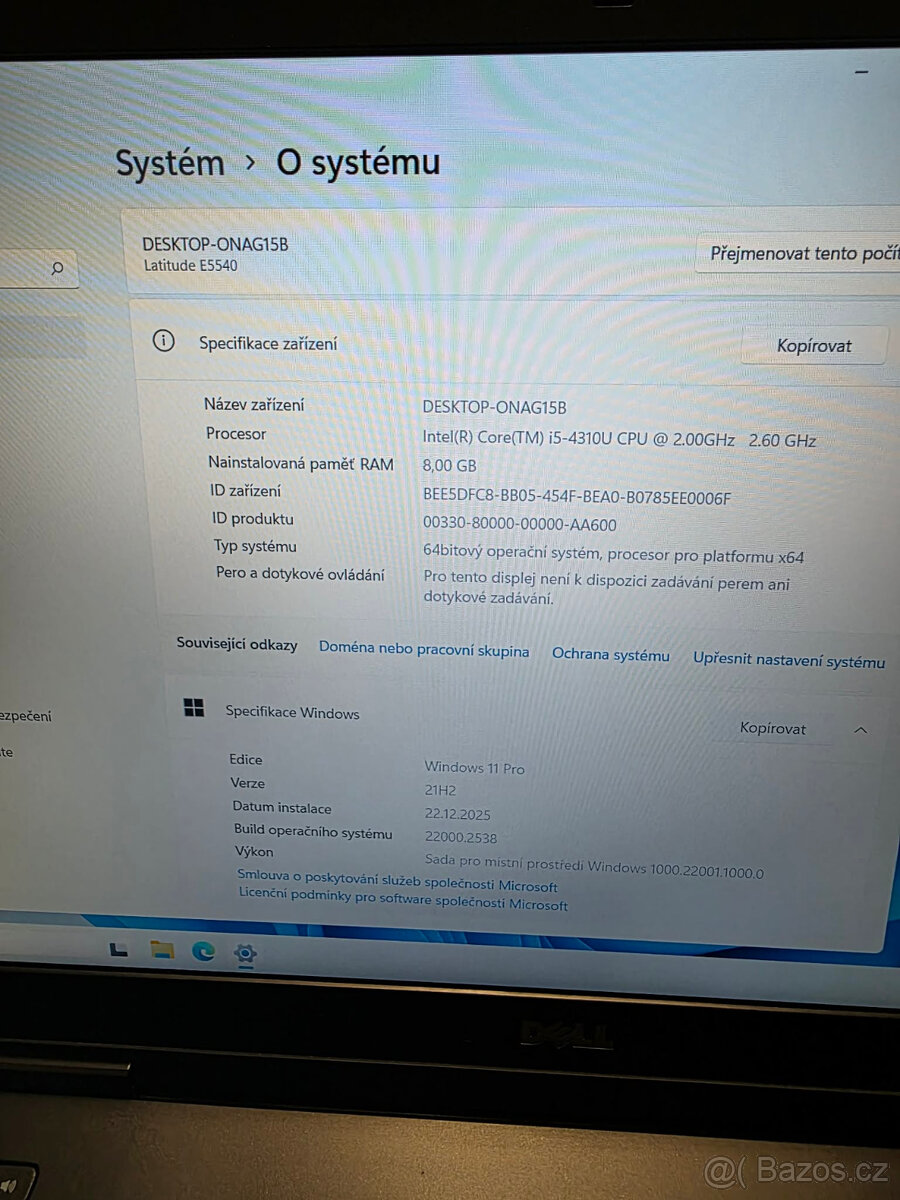 Notebook Dell Latitude E5540 - 2