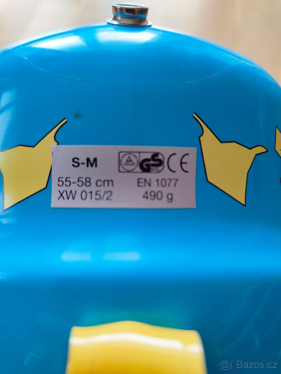 Dětská lyžařská helma 55-58 cm + brýle Uvex - 2