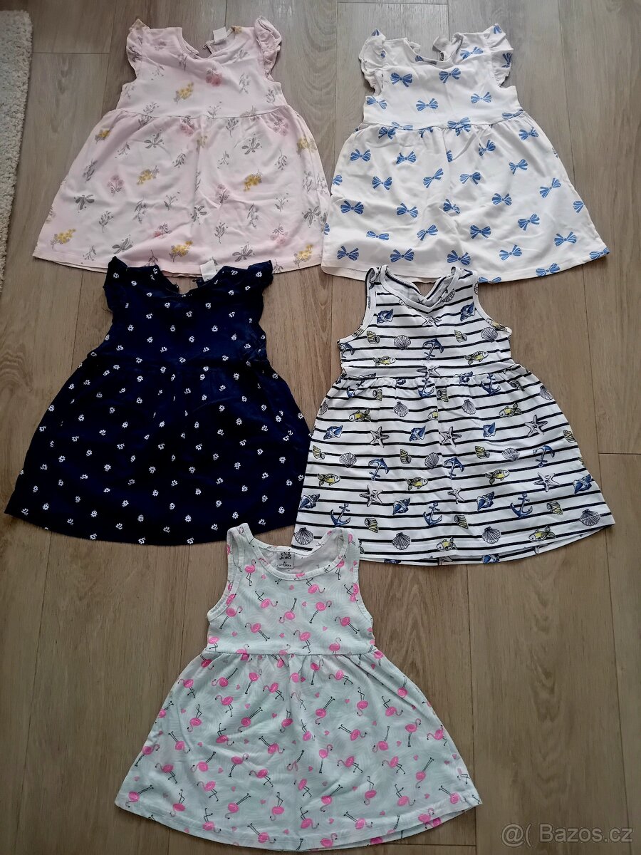 Balík celoročního oblečení holčička 86-92 + boty - 2