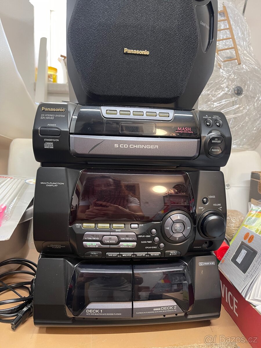Panasonic SA-AK40, 5CD changer, 2× repro ovladač - 2