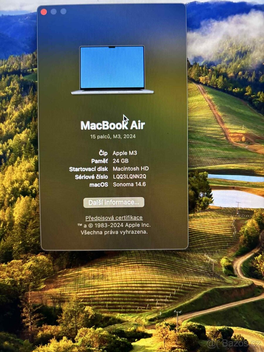 MacBook Air 15" (2024) M3 • 24 GB RAM • 512 GB SSD • Space - 2