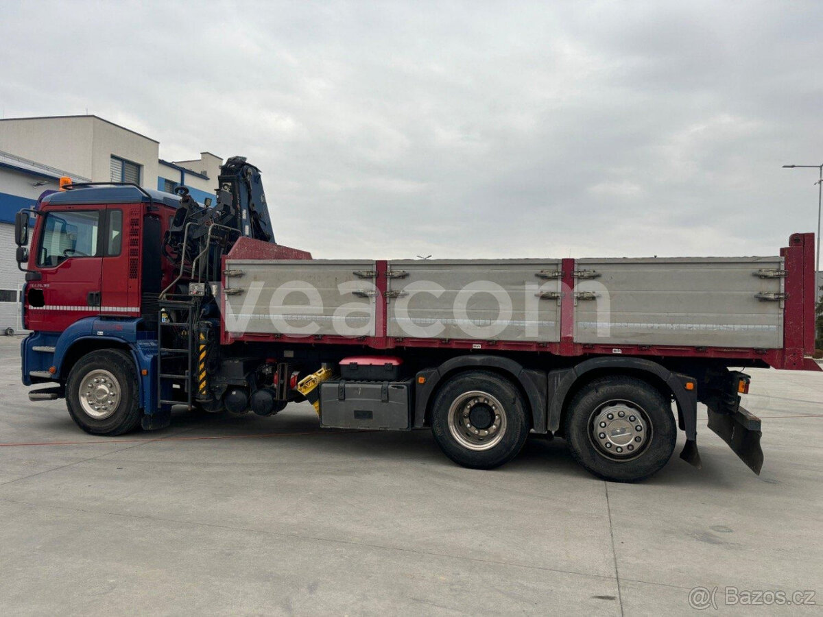 MAN TGA sklápač s HR HIAB 6x2 - 2