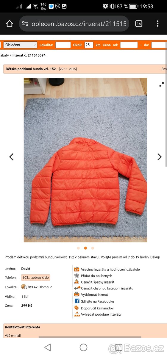 Dětská zimní bunda - 2