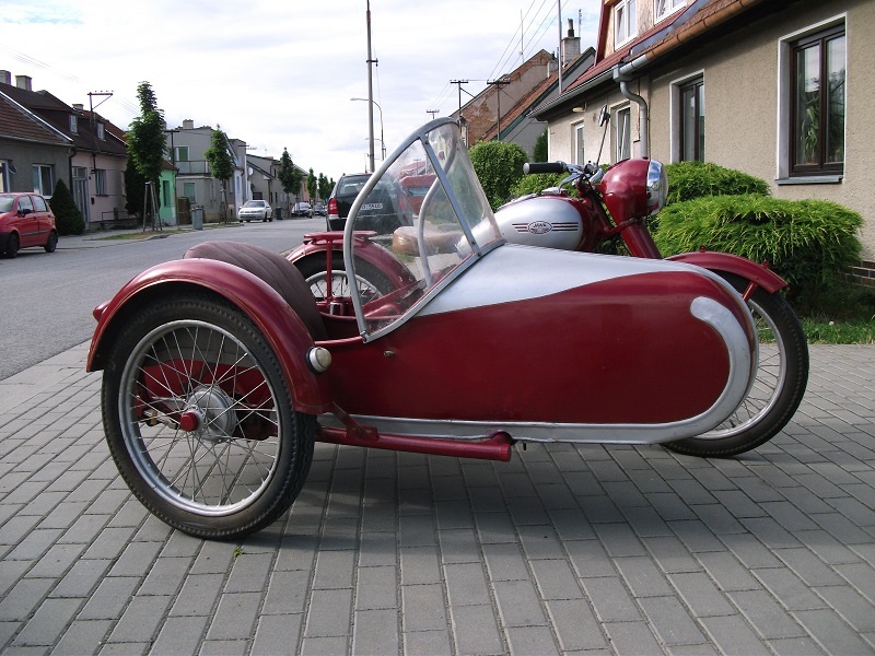 Jawa 350 pérák + side - 2
