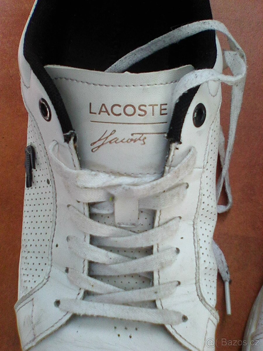 Kožené botasky, vel. 41 zn. Lacoste - 2
