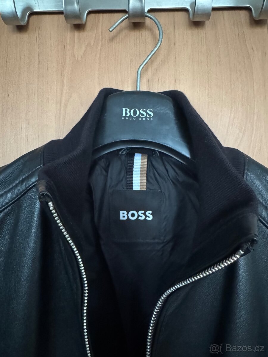 Panska kožená bunda Hugo Boss - 2