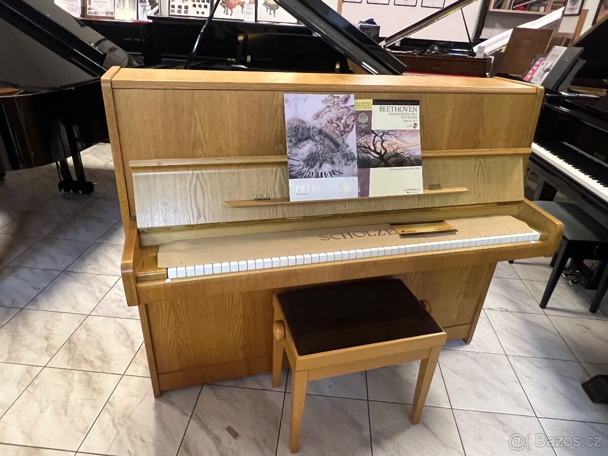 Pianino Scholze- Petrof se zárukou 2 roky, doprava. PRODÁNO - 2