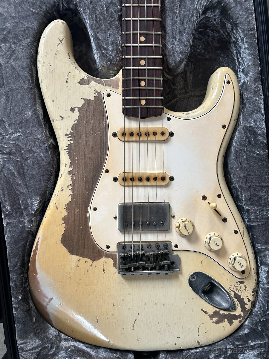 Fender John Cruz Masterbuilt 1963 Stratocaster Olympic White - 2