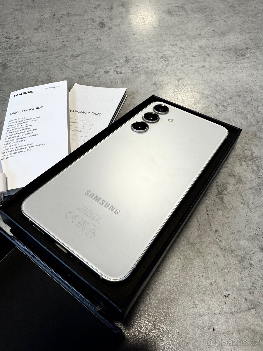 Samsung Galaxy S24 256GB, Marble Gray, záruka do 19.1.2027 - 2