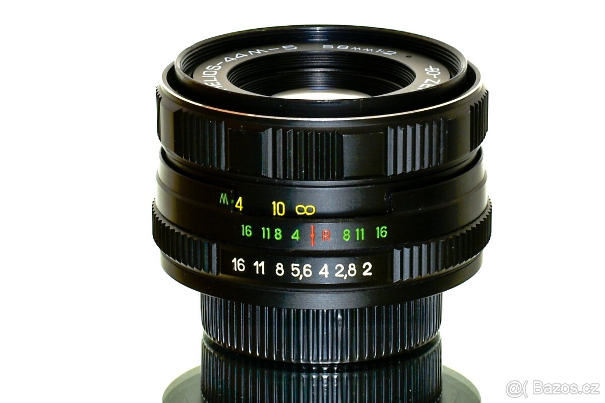 Helios 44M-5 2/58mm (bez MC) M42 TOP STAV - 2