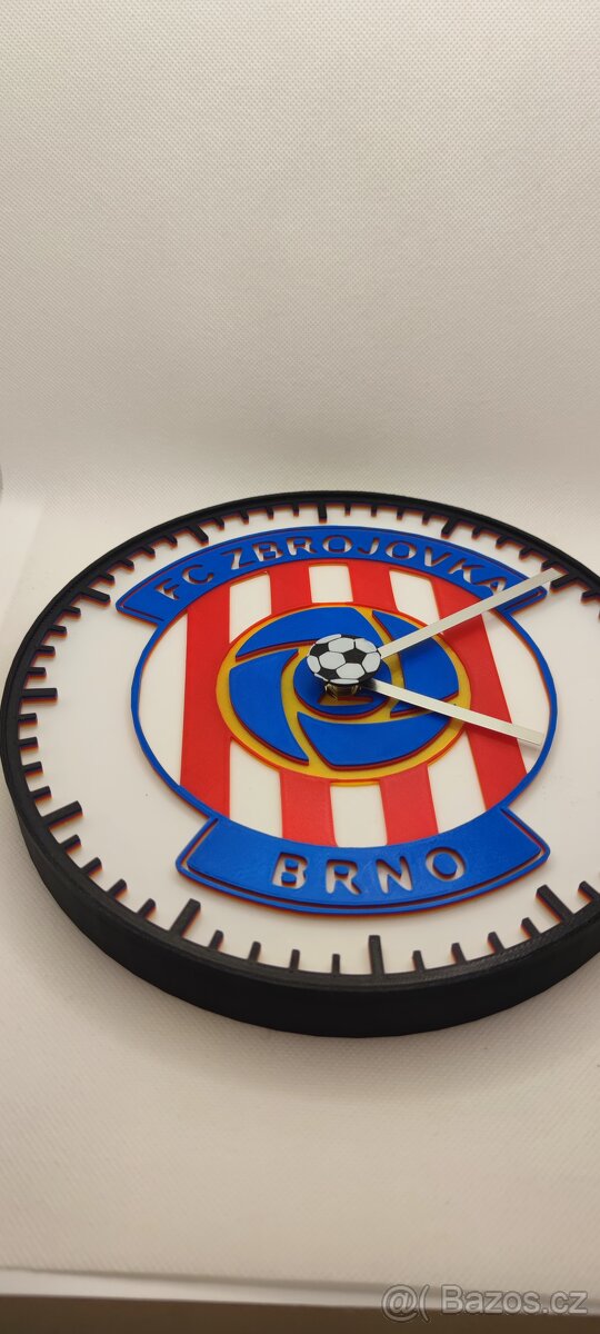 Prodám nové hodiny FC Zbrojovka Brno. - 2