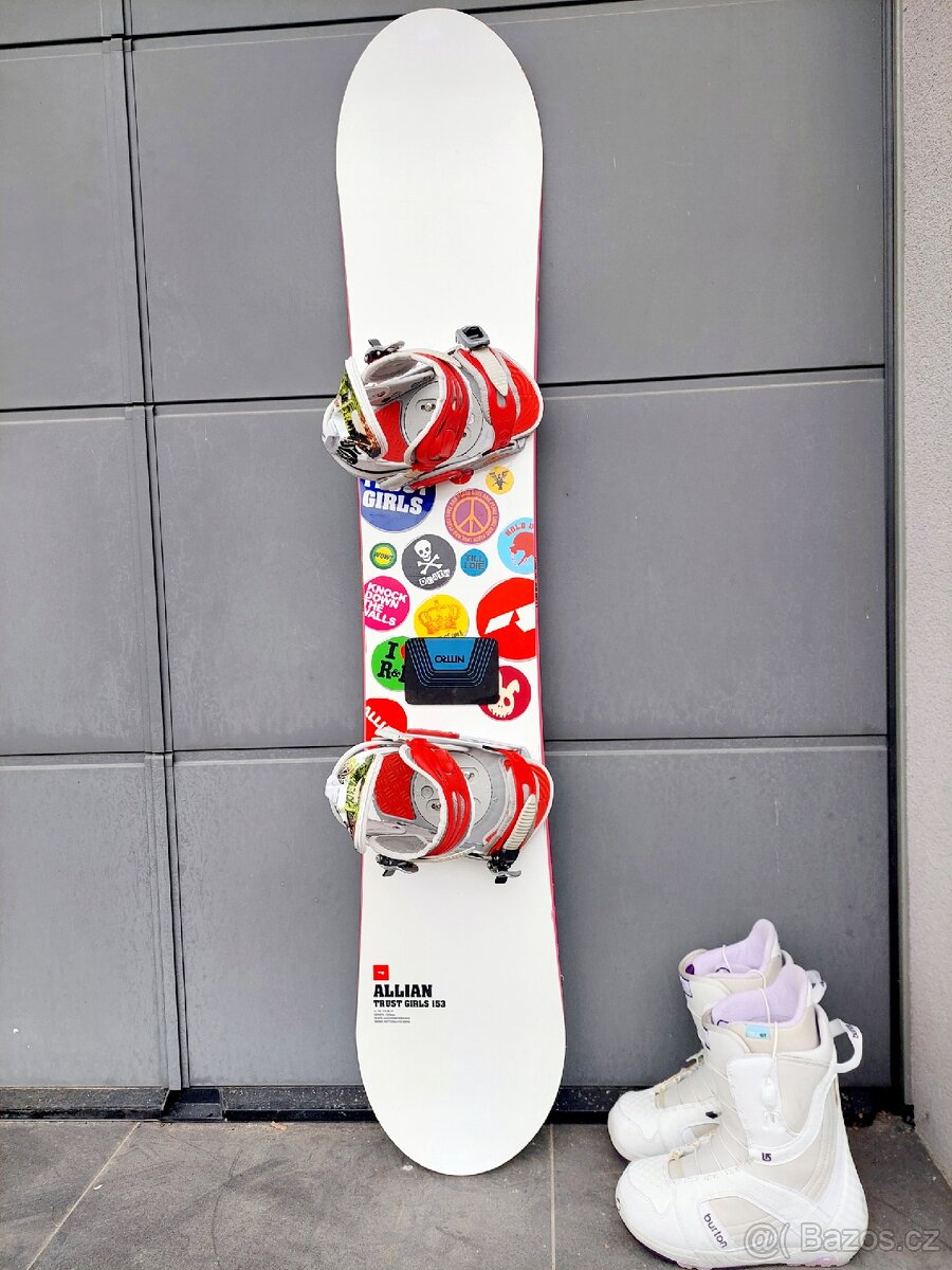 Dívčí snowboard ALLIAN, 153 cm + boty BURTON - 2